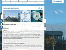 Tablet Screenshot of goebel-gm.com